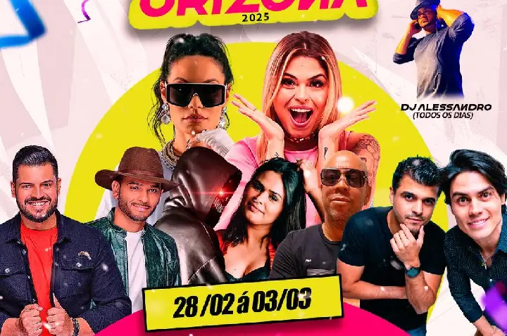 Vem aí!!!  Carnaval Orizona 2025!