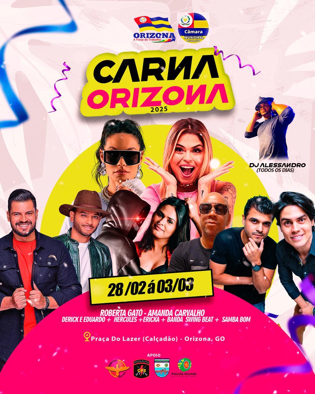 Vem aí!!!  Carnaval Orizona 2025!